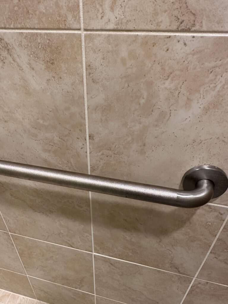 Stainless Steel Textured Grab Bar